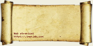 Jovana Miljojković vizit kartica